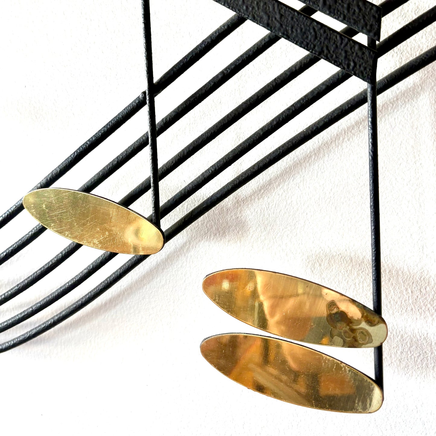 Mid Century Metal Art Sculpture by Curtis Jere Titled “Rhapsody” Signed & Dated