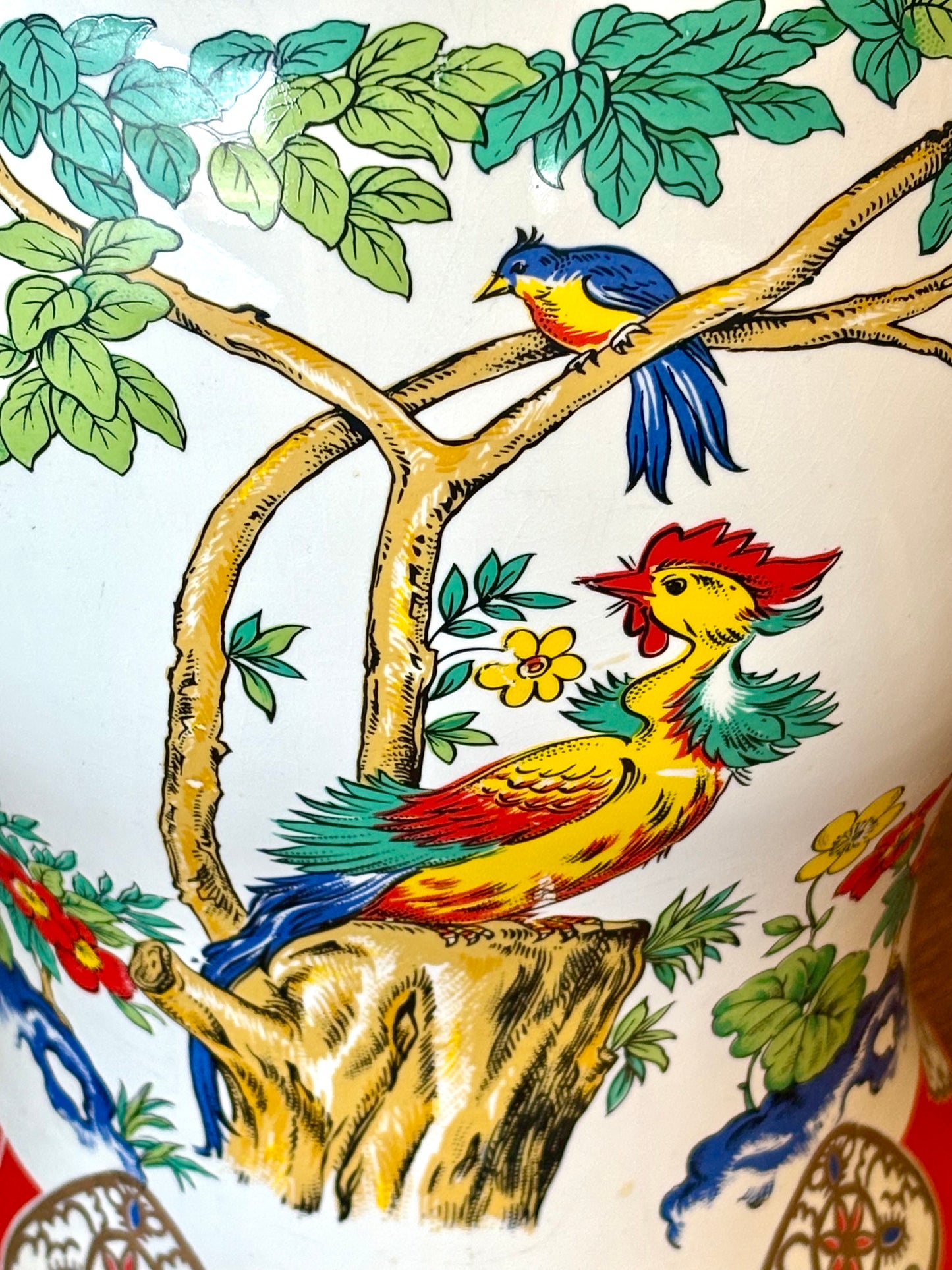 Mid Century Chinoiserie Style Pair of Table Lamps by Paul Hanson