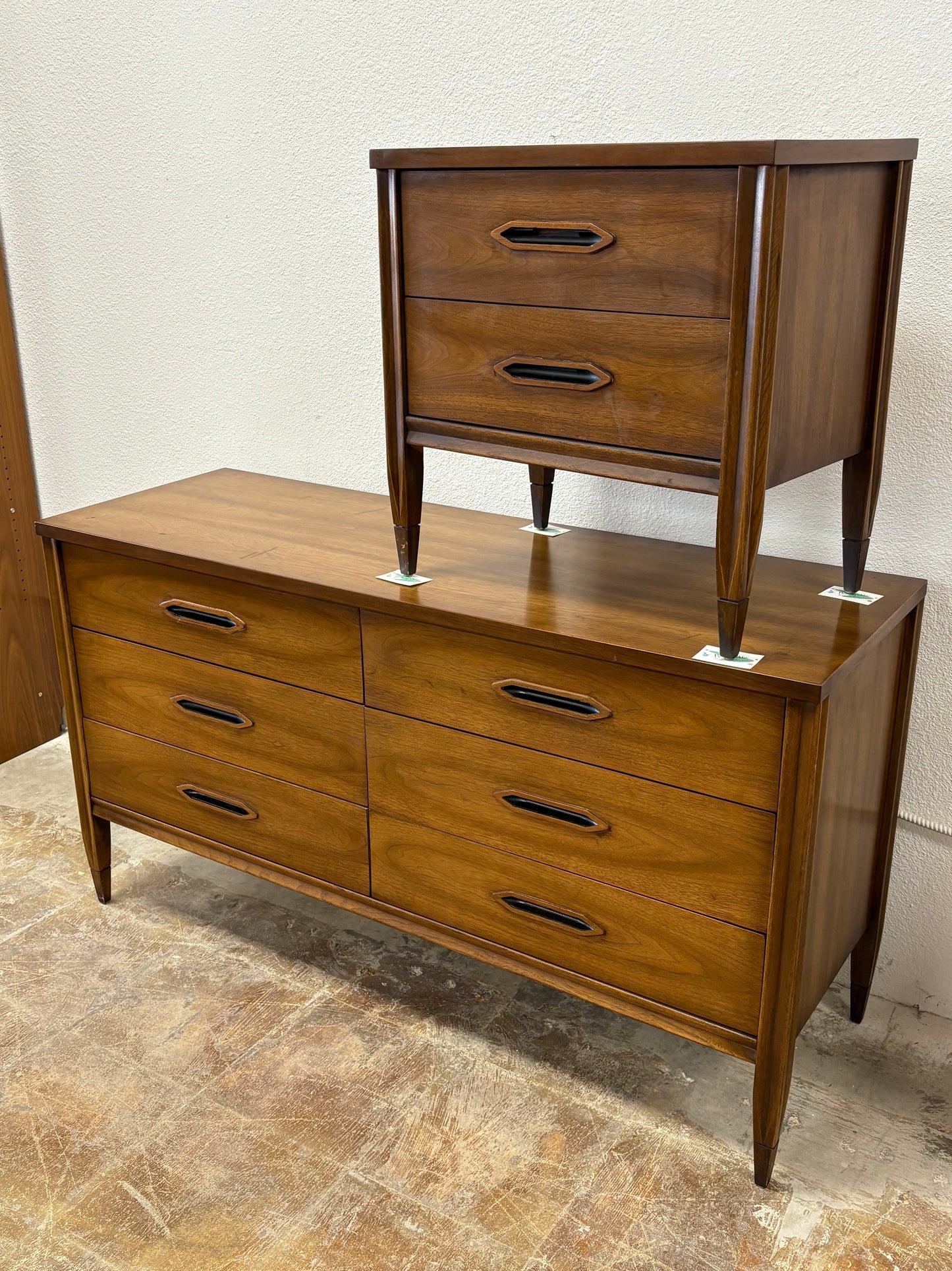 Mid Century Six Drawer Dresser by Hooker Furniture