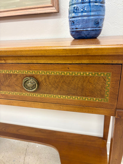 French Mahogany Console/Hall Table With Drawers - France
