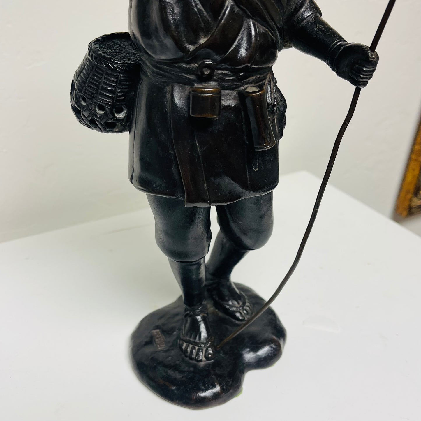 ANTIQUE JAPANESE BRONZE CRICKET CATCHER