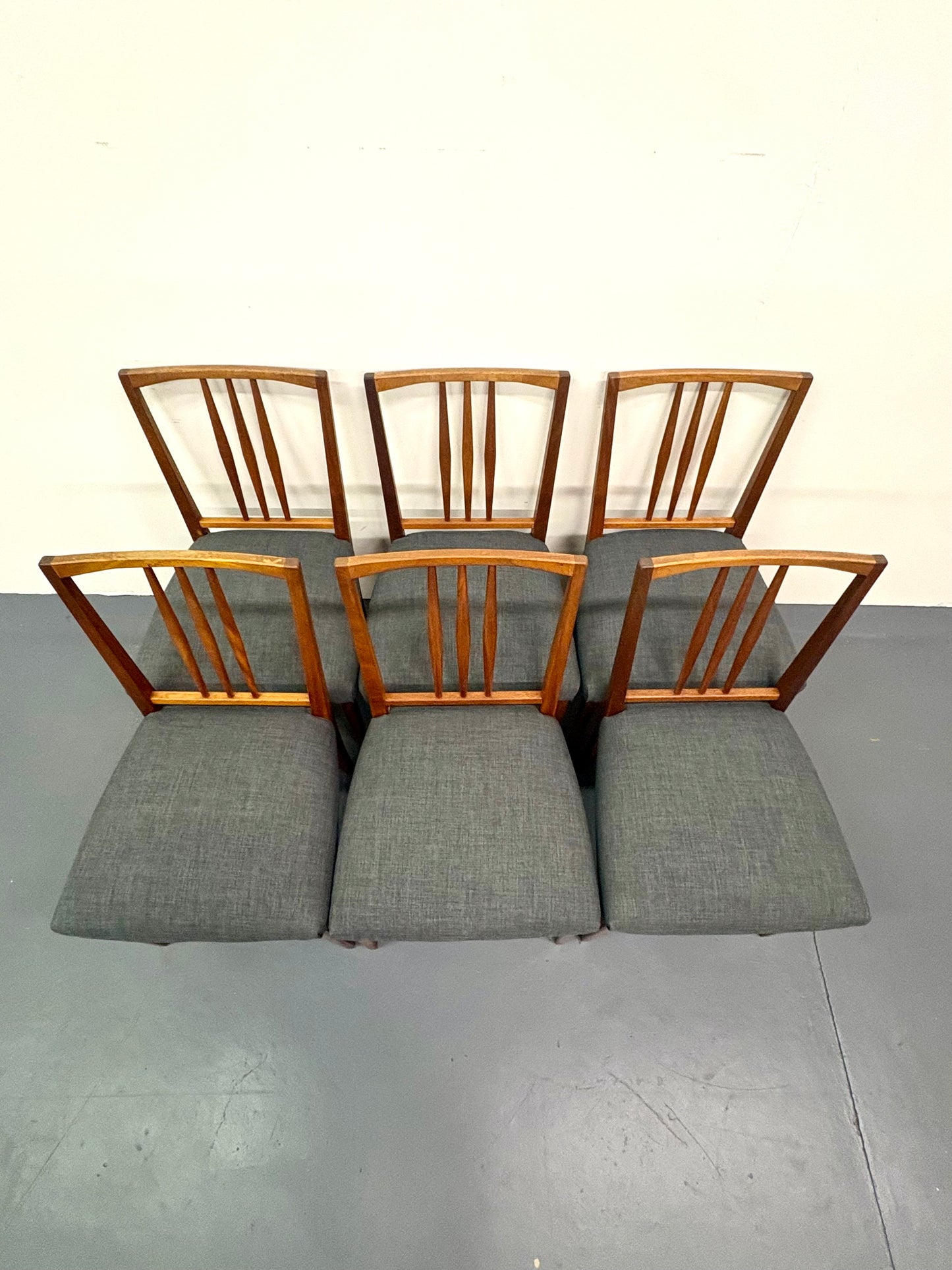 Mid Century Teak Set Of Six Dining Chairs By McIntosh Furniture