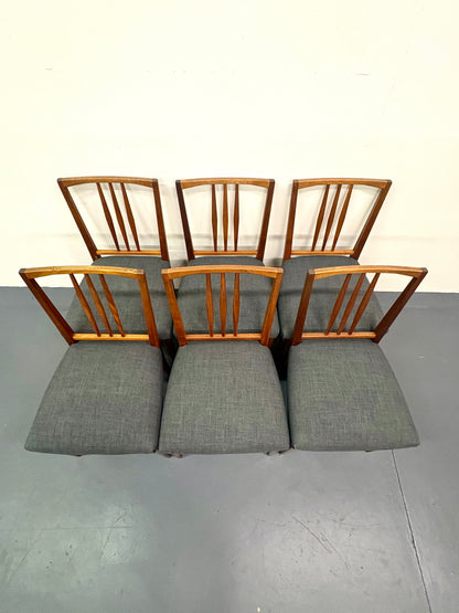 Mid Century Teak Set Of Six Dining Chairs By McIntosh Furniture