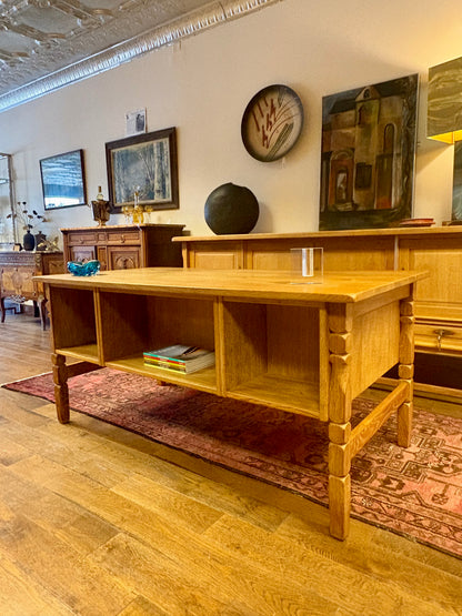 Mid Century Danish Oak Bookshelf Desk - Denmark