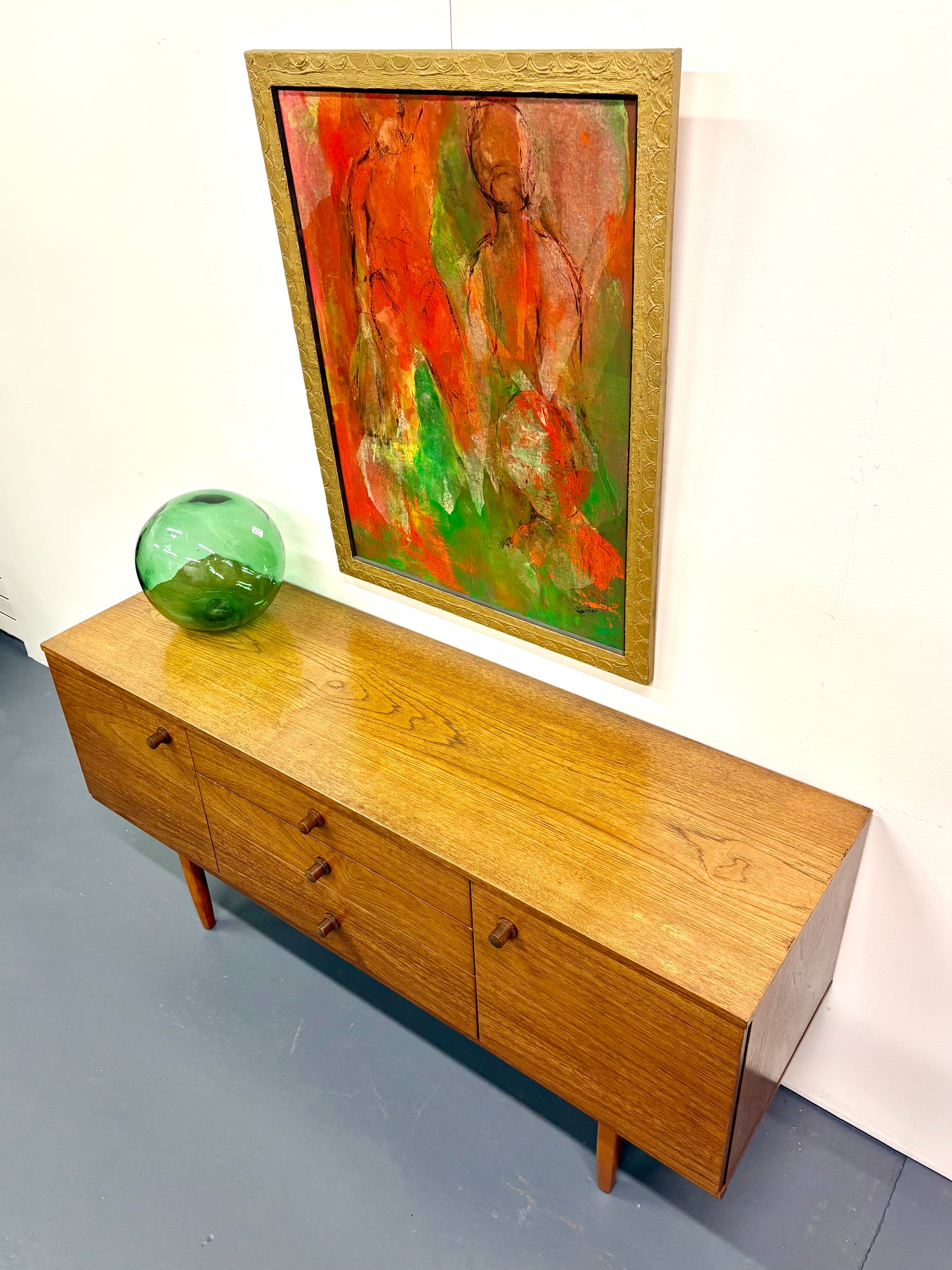 Mid Century Teak Credenza/Sideboard by Avalon of England