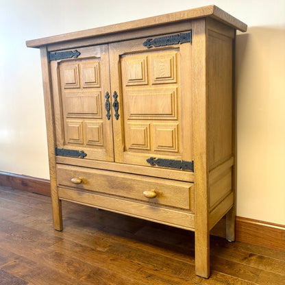 MID CENTURY OAK CABINET BY HENNING KJAERNUFF, DENMARK