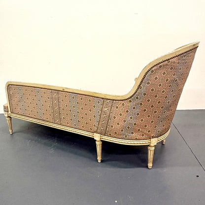 Antique French Louis XVI Style Chaise Lounge