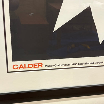 Mid Century Framed Art/Gallery Poster by Alexander Calder Titled “La Grenouille et la Science”