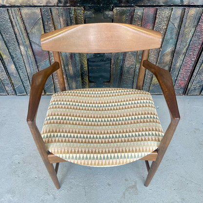 MID CENTURY DANISH MODERN ARM CHAIR BY IB KOFOD LARSEN FOR SELIG