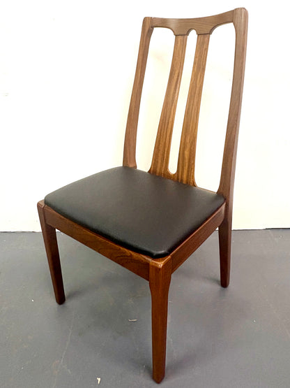 Mid Century Teak Set Of Six Dining Chairs By Nathan Furniture - England