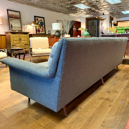 Long Mid Century Danish Sofa by Folke Ohlsson for Dux - Fully Restored
