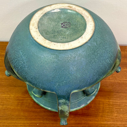 Rare Ceramic Green Tulip Vase by Paul Dachsel “ Amphora” - Austria