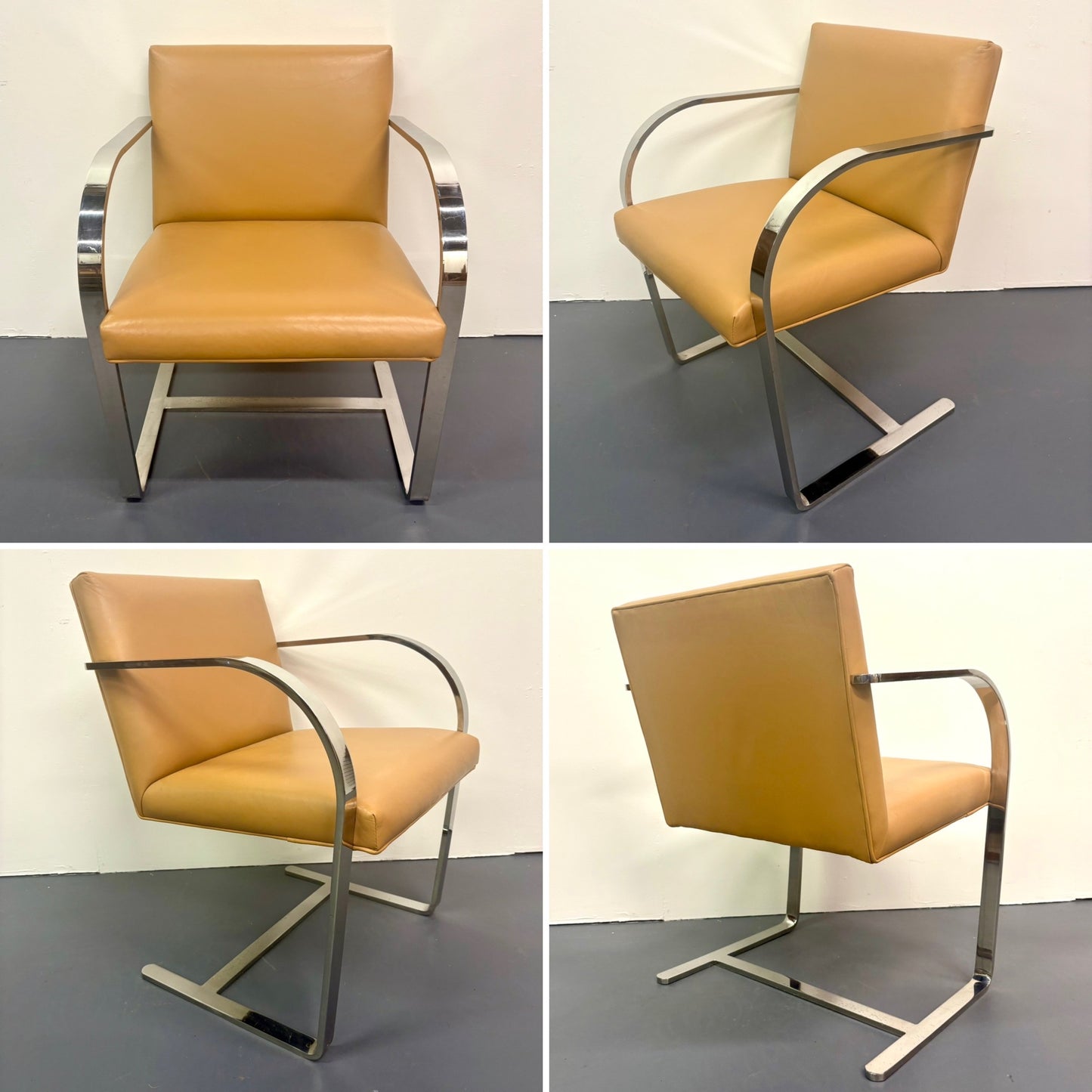 BRNO Arm Chairs by Mies van der Rohe for Knoll