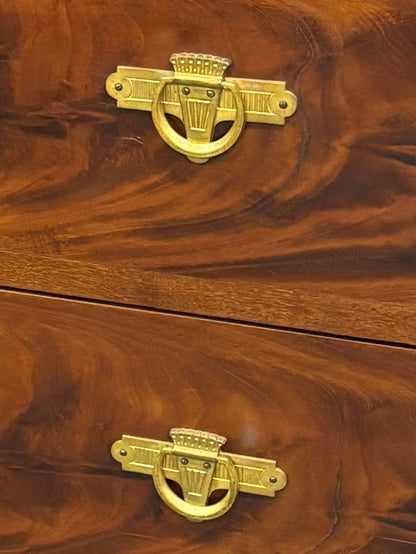 ART DECO DANISH MAHOGANY CHEST OF DRAWERS