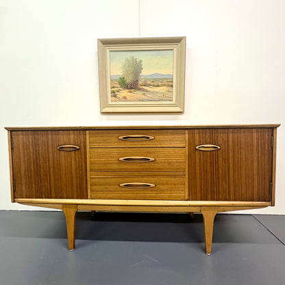 Mid-Size Mid Century Teak Credenza/Sideboard by Jentique Of England