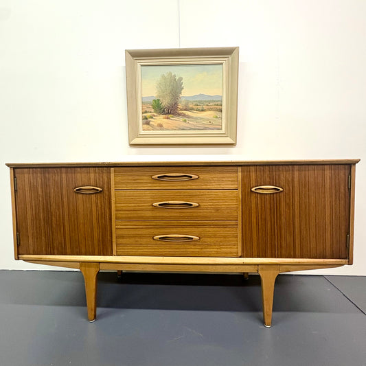 Mid-Size Mid Century Teak Credenza/Sideboard by Jentique Of England