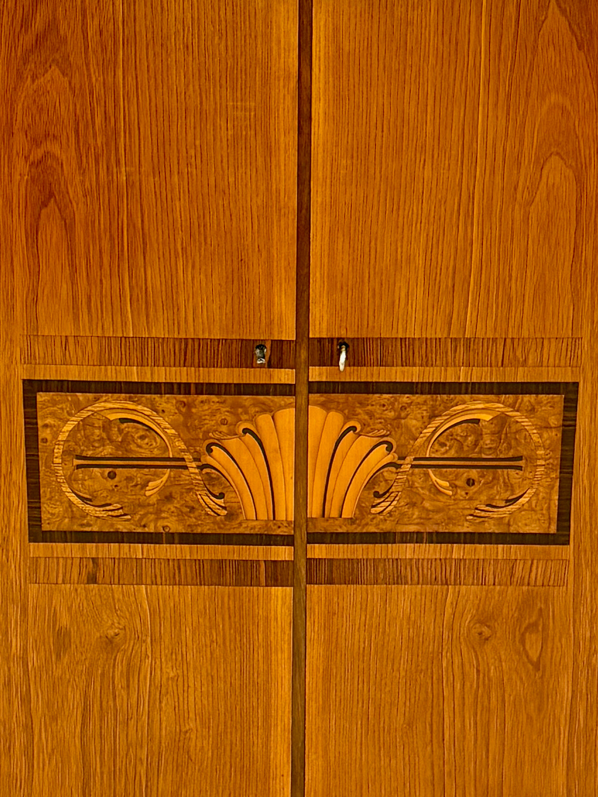 Antique Art Deco Walnut Cabinet - Sweden
