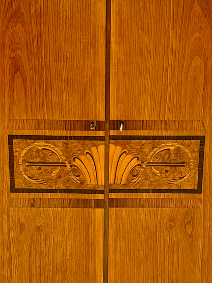 Antique Art Deco Walnut Cabinet - Sweden