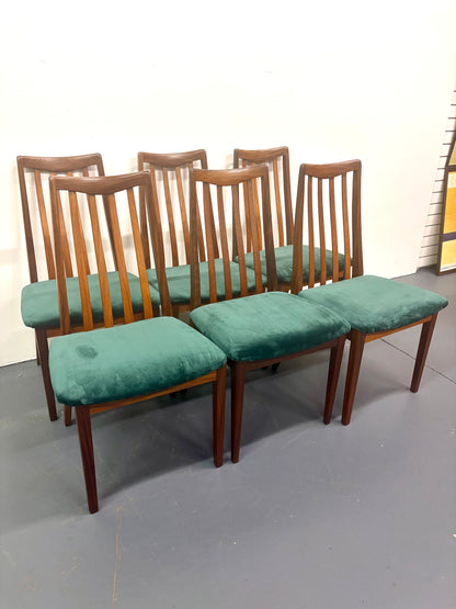 Mid Century Teak Set Of Eight Dining Chairs By G Plan - England