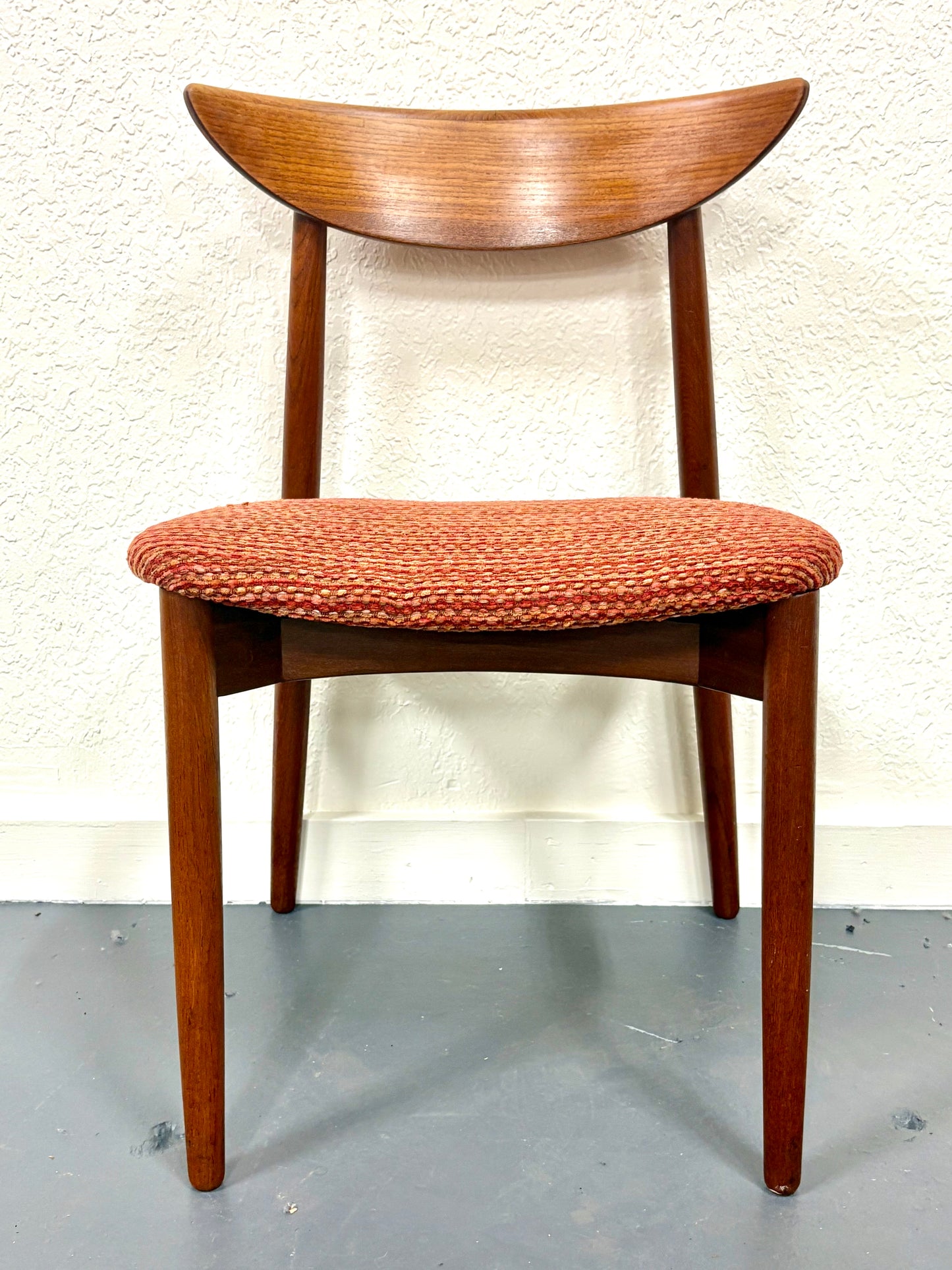 Rare Mid Century Set of 8 Dining Chairs by Harry Ostergaard for Randers - Denmark