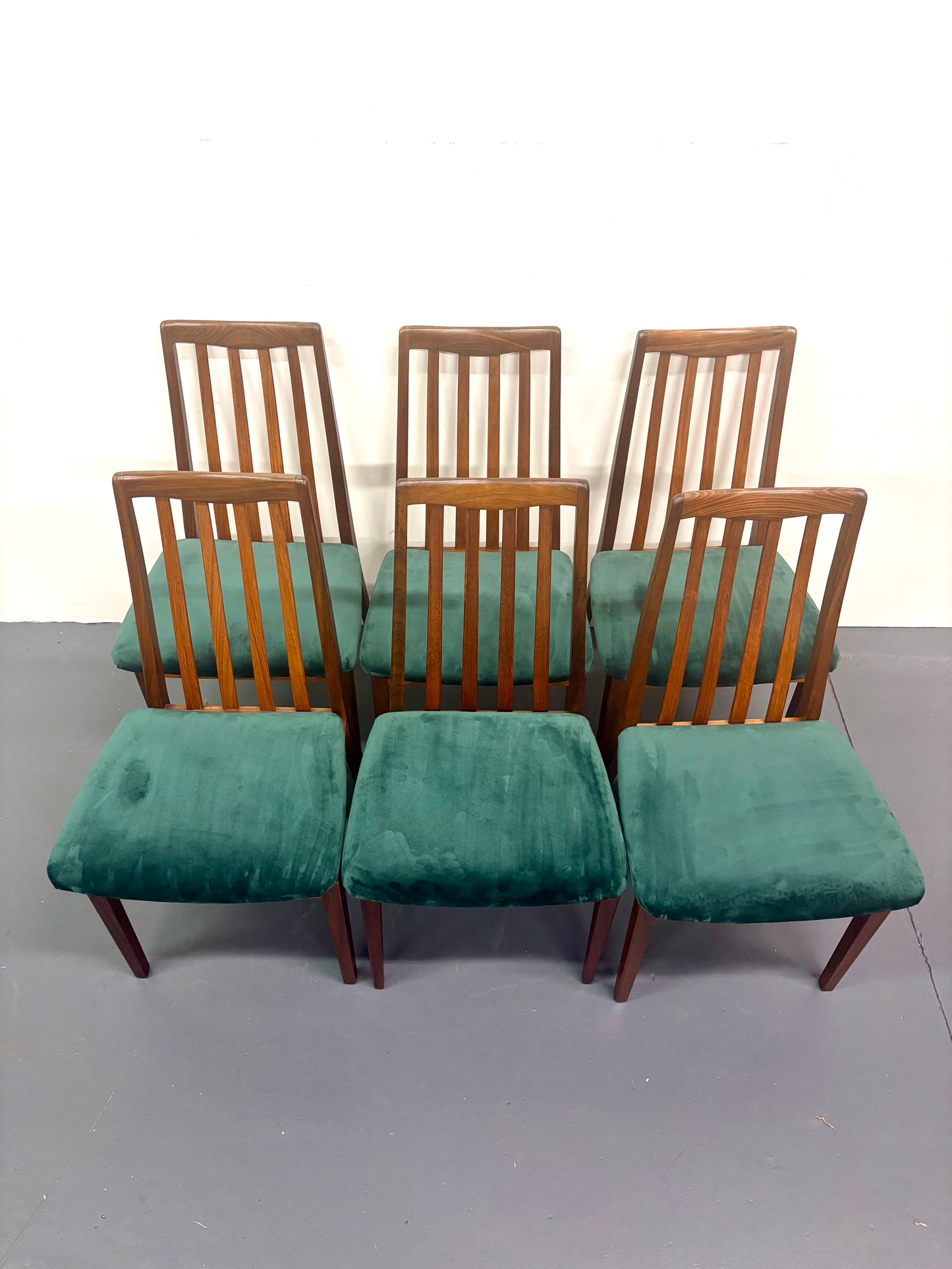 Mid Century Teak Set Of Eight Dining Chairs By G Plan - England