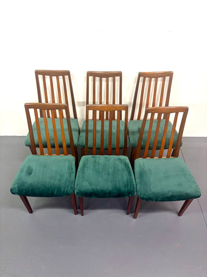 Mid Century Teak Set Of Eight Dining Chairs By G Plan - England
