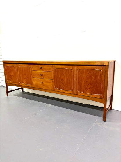 Mid Century Teak Credenza/Sideboard Known As “Squares” by Nathan Furniture - England