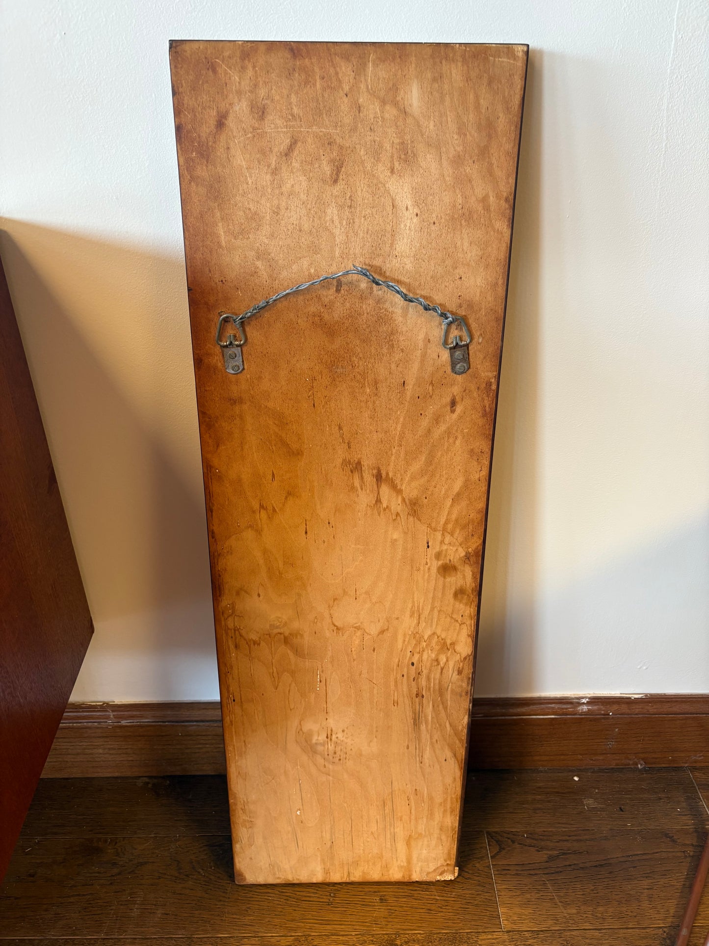 Fantastic Mid Century Tile & Walnut Art by Harris G. Strong -American