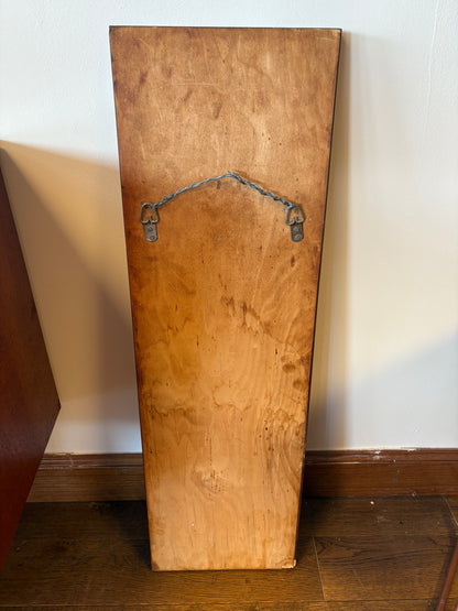 Fantastic Mid Century Tile & Walnut Art by Harris G. Strong -American