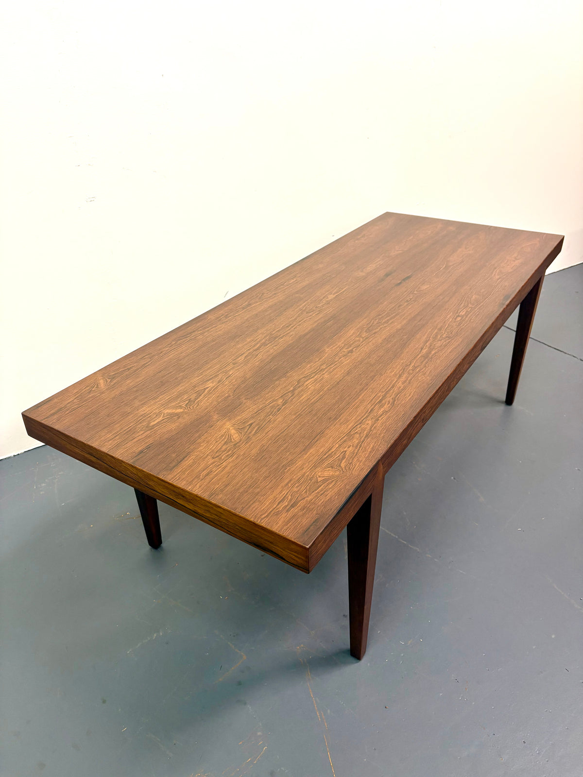 Mid Century Rectangle Rosewood Coffee Table By Severn Hansen - Denmark