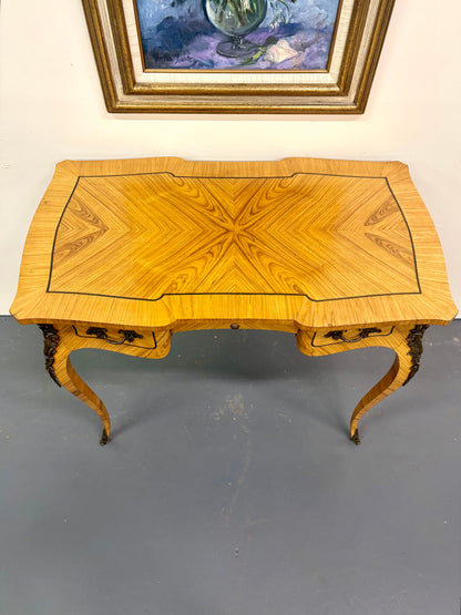 Antique French Writing Desk/Table with Ormolu Detail