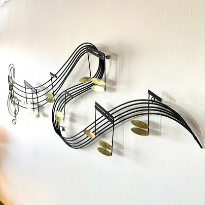 Mid Century Metal Art Sculpture by Curtis Jere Titled “Rhapsody” Signed & Dated