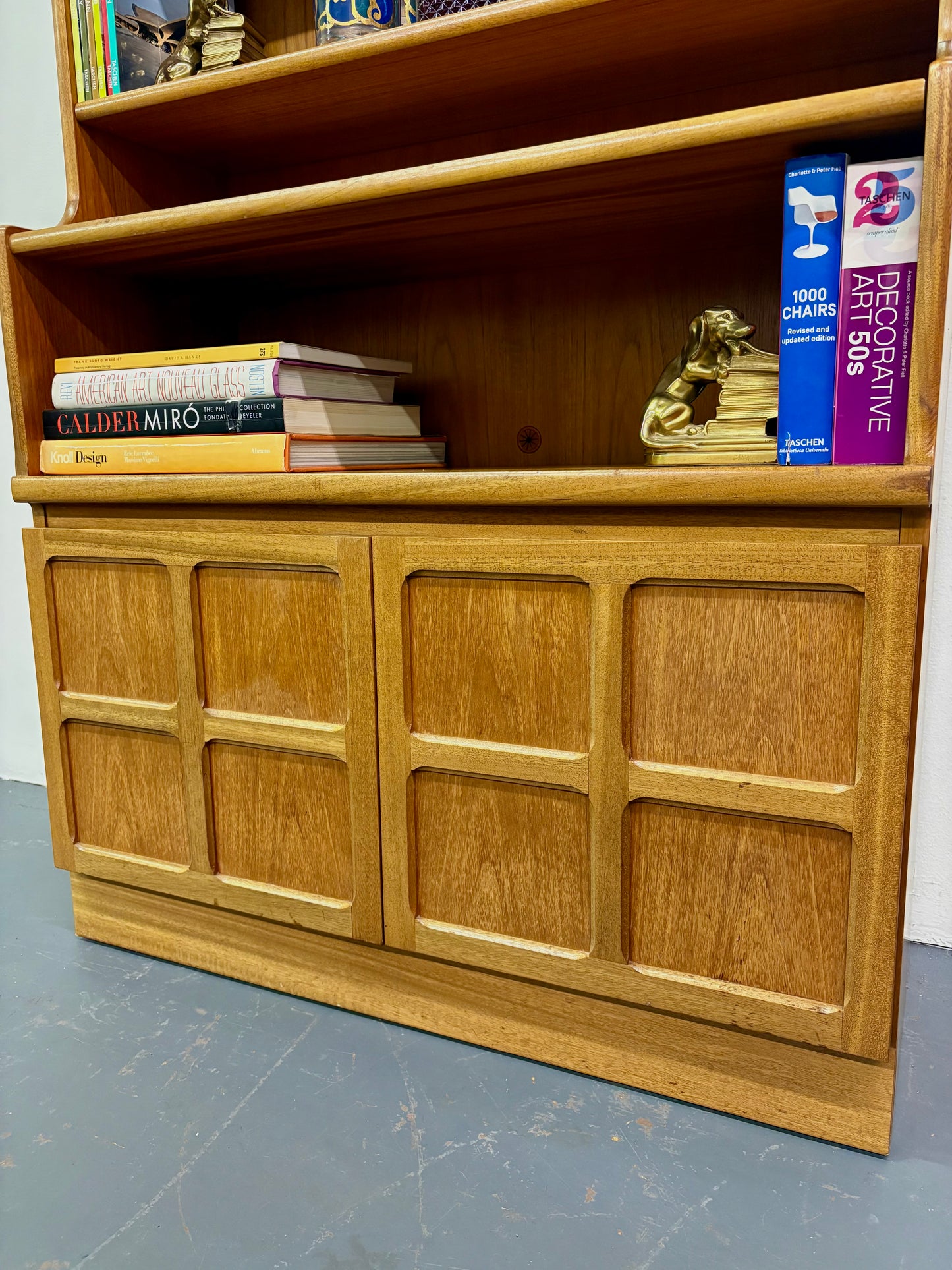 Mid Century Teak Bookcase by Nathan Furniture - England
