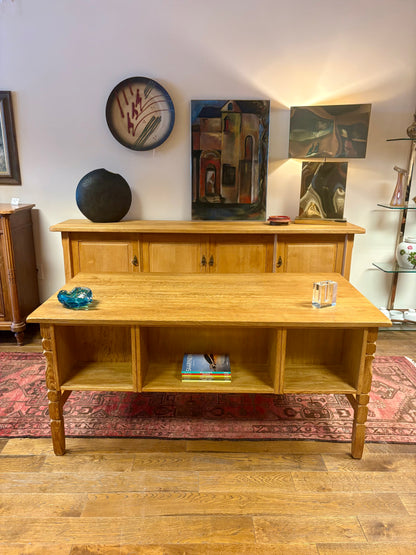 Mid Century Danish Oak Bookshelf Desk - Denmark