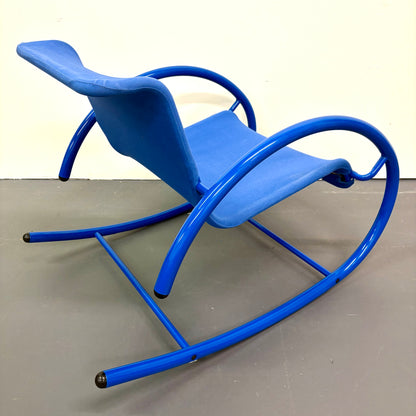 Mid Century Modern Memphis Style Rocking Chair by Amisco - French Canadian