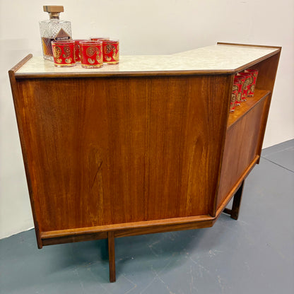 Mid Century Teak Dry Bar By Turnidge Of England