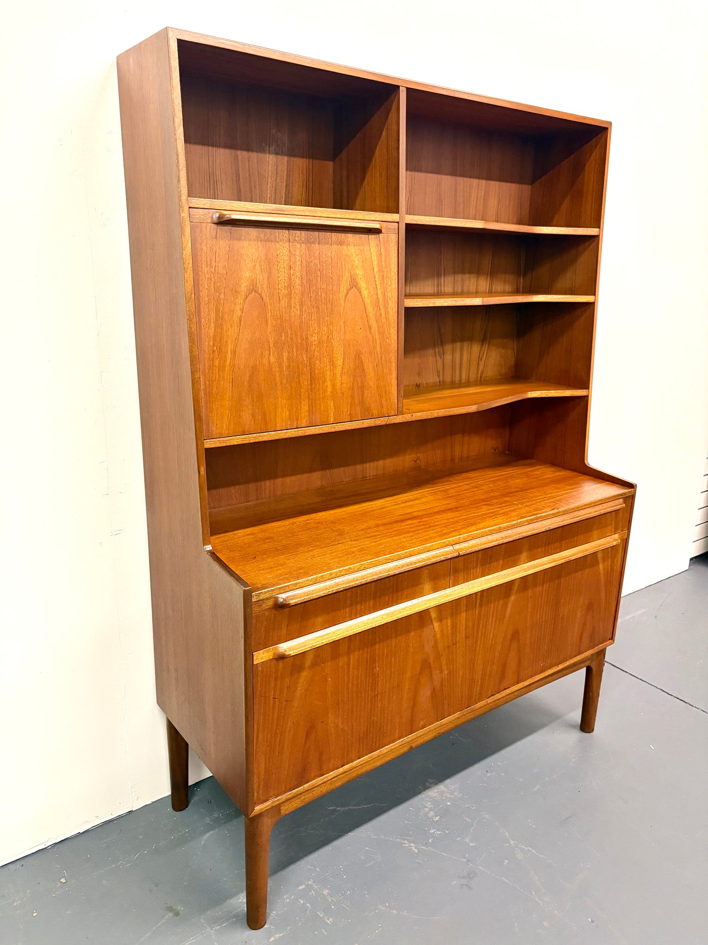 Mid Century Teak Cocktail Bar/Bookcase By McIntosh - Scotland