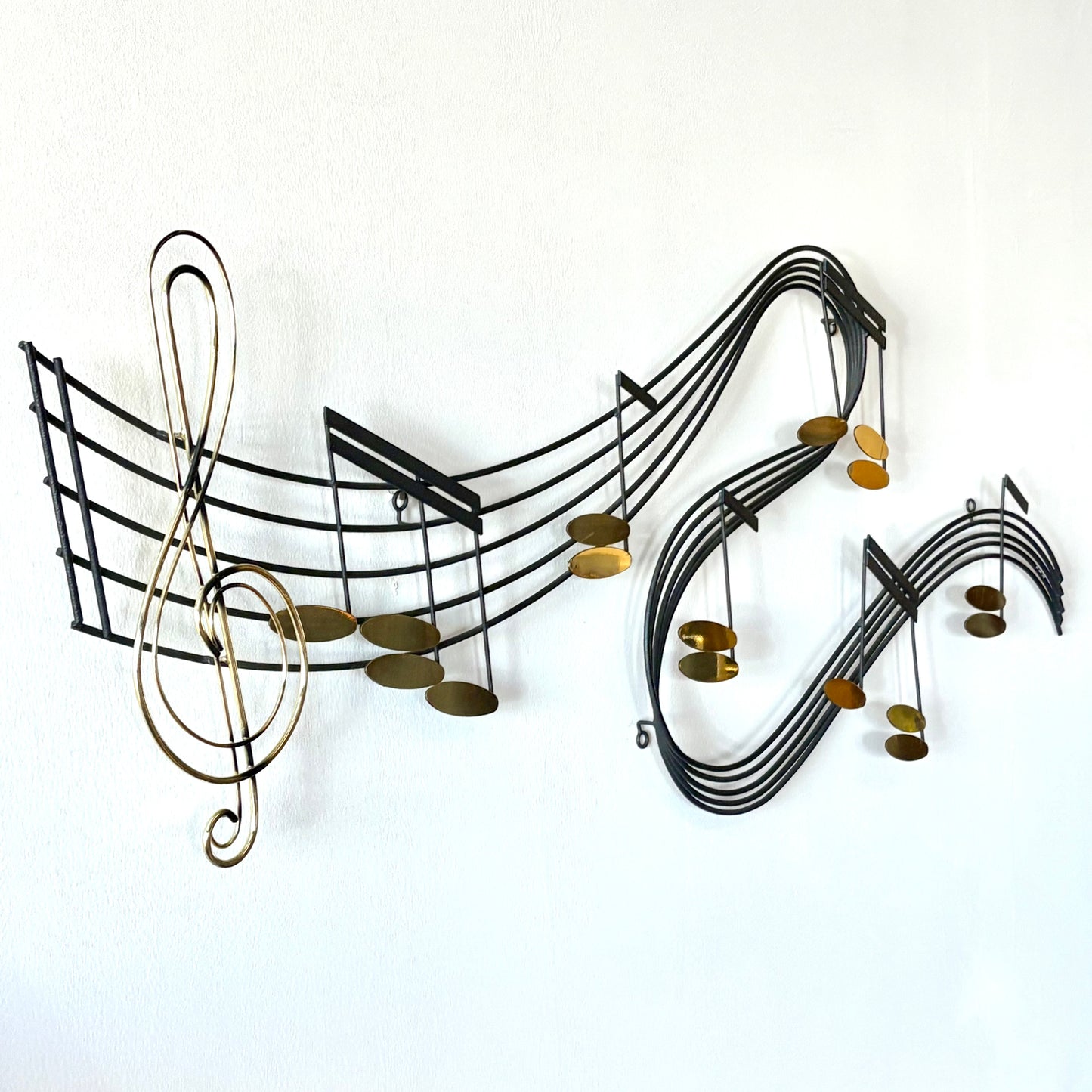 Mid Century Metal Art Sculpture by Curtis Jere Titled “Rhapsody” Signed & Dated