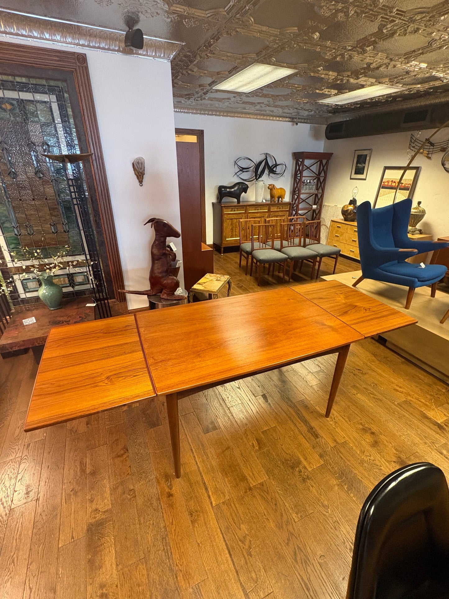 Mid Century Extendable Teak Dining Table By Skovmaud Anderson - Denmark