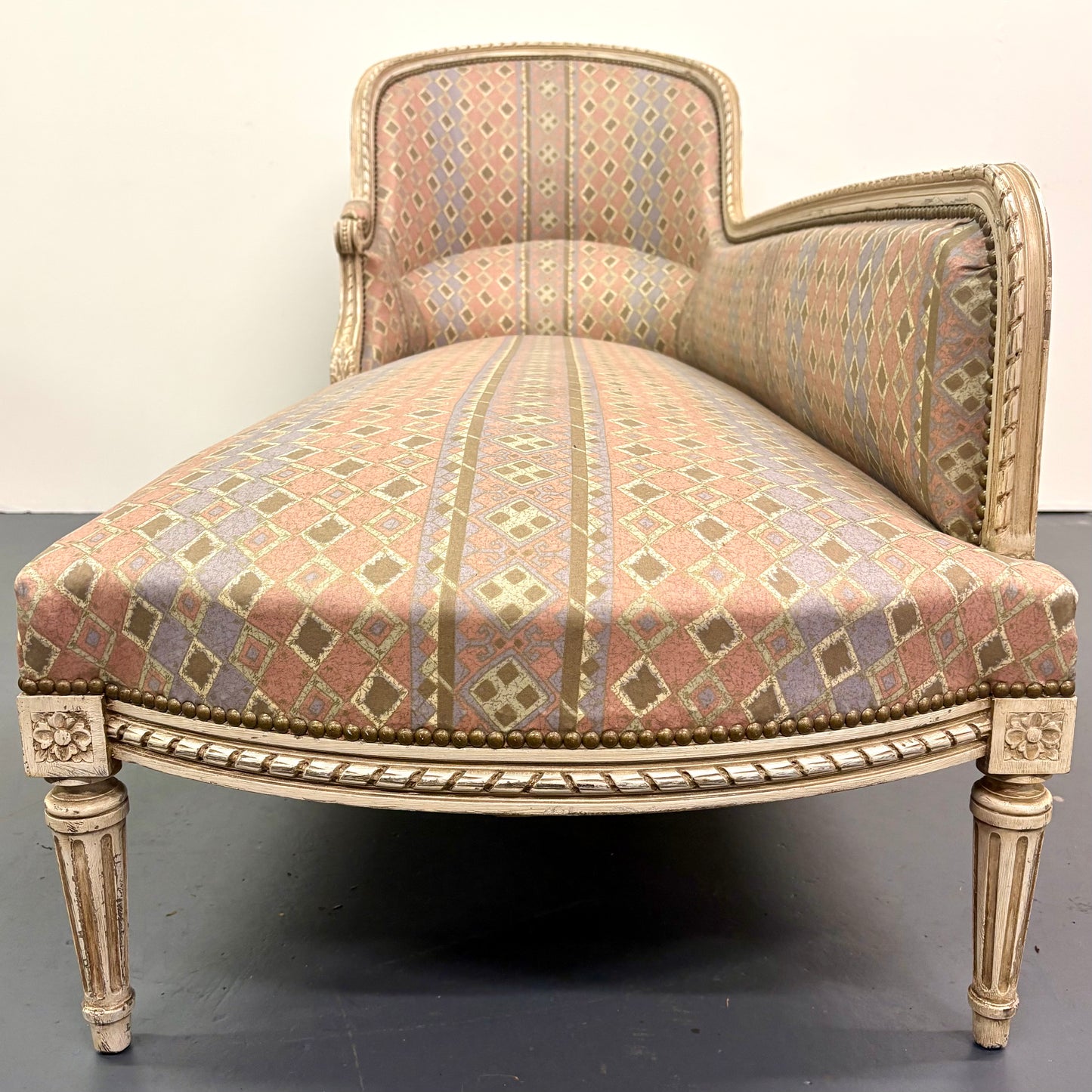 Antique French Louis XVI Style Chaise Lounge