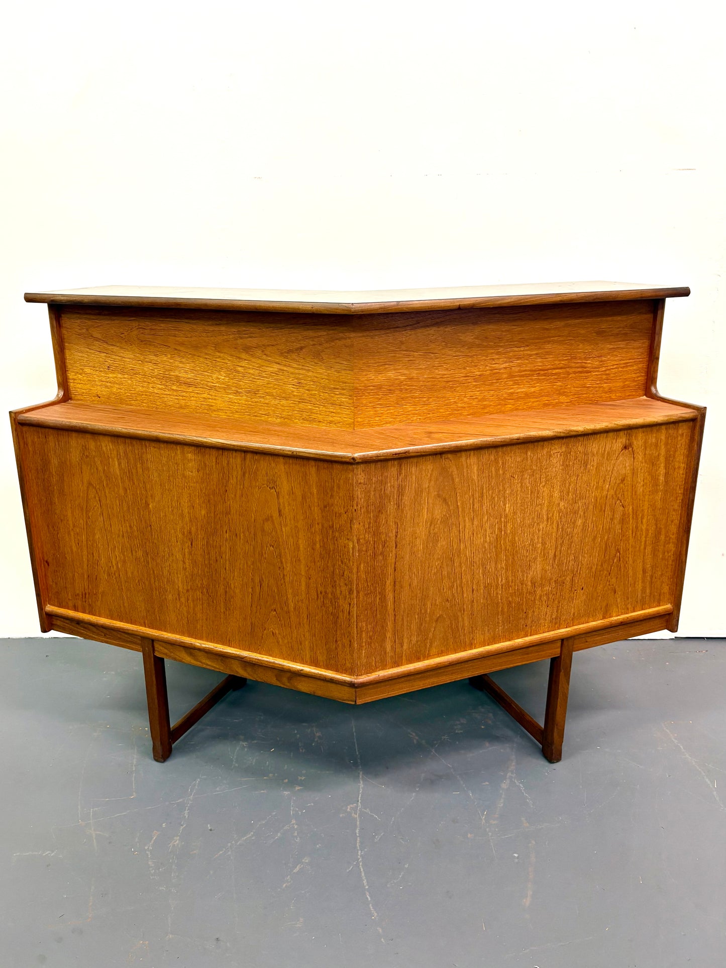 Mid Century Teak Cocktail Bar by Turnidge of England