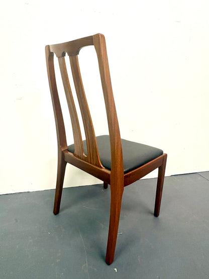 Mid Century Teak Set Of Six Dining Chairs By Nathan Furniture - England