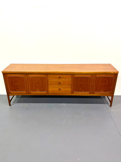 Mid Century Teak Credenza/Sideboard Known As “Squares” by Nathan Furniture - England