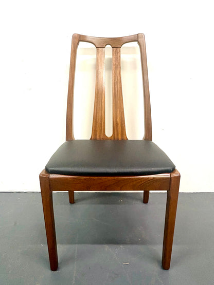 Mid Century Teak Set Of Six Dining Chairs By Nathan Furniture - England