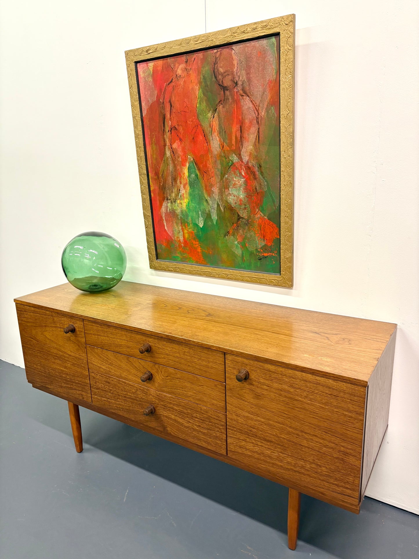 Mid Century Teak Credenza/Sideboard by Avalon of England