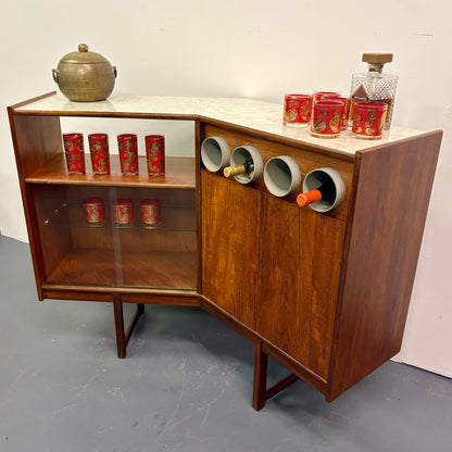 Mid Century Teak Dry Bar By Turnidge Of England