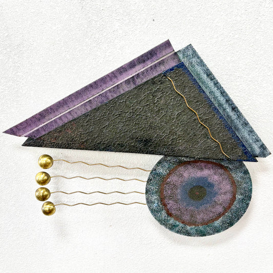 Post Modern Wall Sculpture By Curtis Jere - 1980s