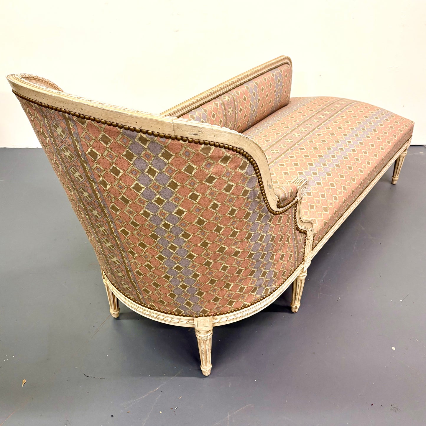 Antique French Louis XVI Style Chaise Lounge