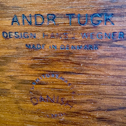 ROSEWOOD COFFEE TABLE BY HANS WEGNER