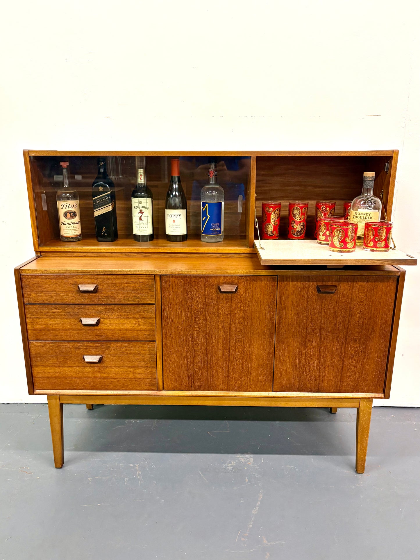 Mid Century Teak Dry Bar By Nathan Furniture - England
